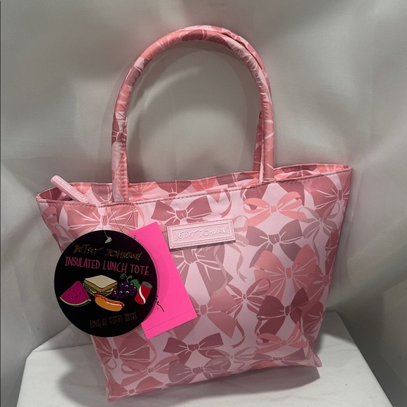 Betsey Johnson Pink Tote Bag NWT - Picture 4 of 4